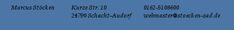 Impressum von www.stoecken-sad.de